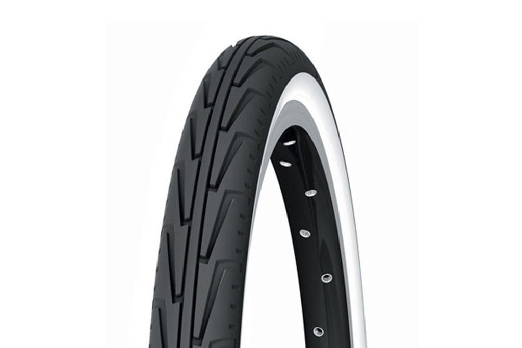 CUBIERTA MICHELIN DIABOLO CITY 550A ACCES LINE RIGIDA BLANCO/NEGRO 37-490