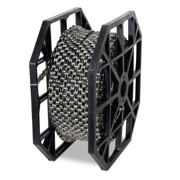 CADENA KMC X10 1UD granel rollo PLATA/NEGRO