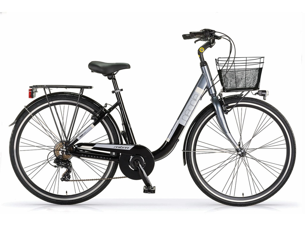 Bicicleta urbana MBM People 28" 7v GRIS/NEGRO