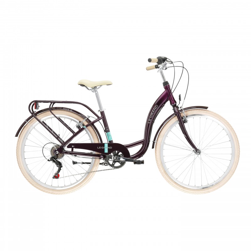 Bicicleta | Le Grand Lille 1 talla 17 Violeta