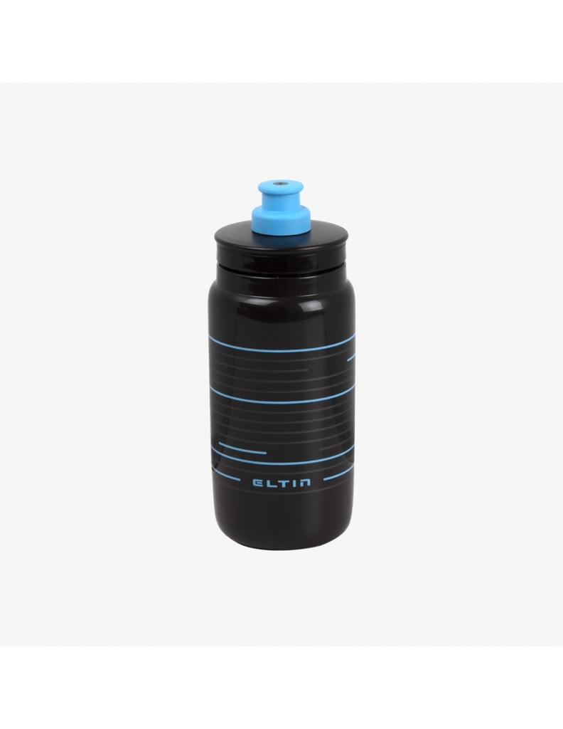 Bidon de ciclismo Pro 550ml negro y azul