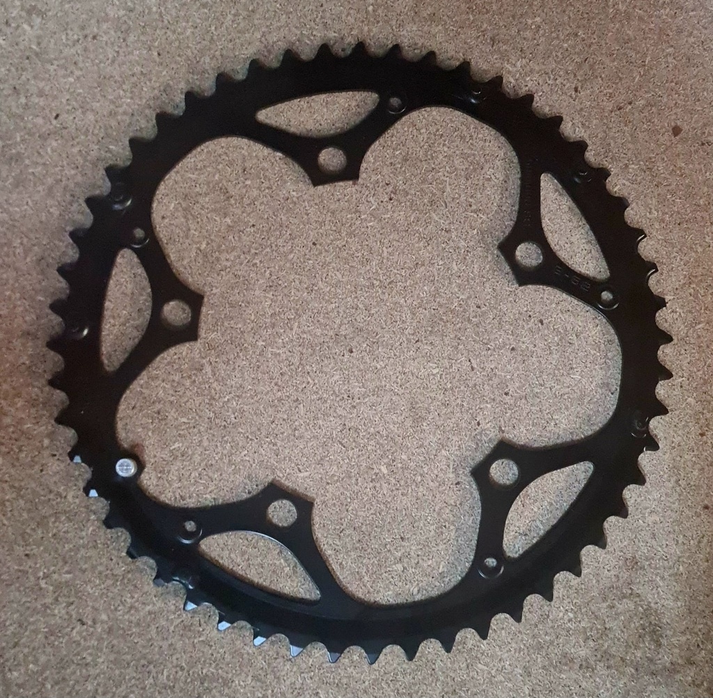 Plato Shimano 52-39 8s negro