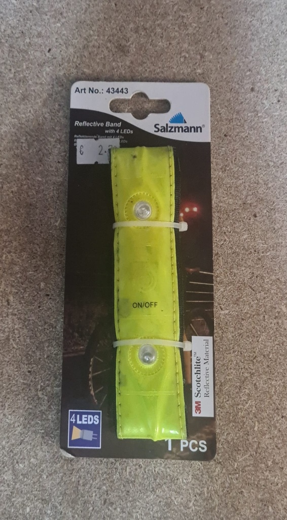 SALZMANN BANDA REFLECTANTE CON 4 LEDS