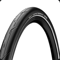 CUBIERTA CONTINENTAL CONTACT URBAN 16x1.35 RIGIDA NEGRO REFLECTANTE 35-349