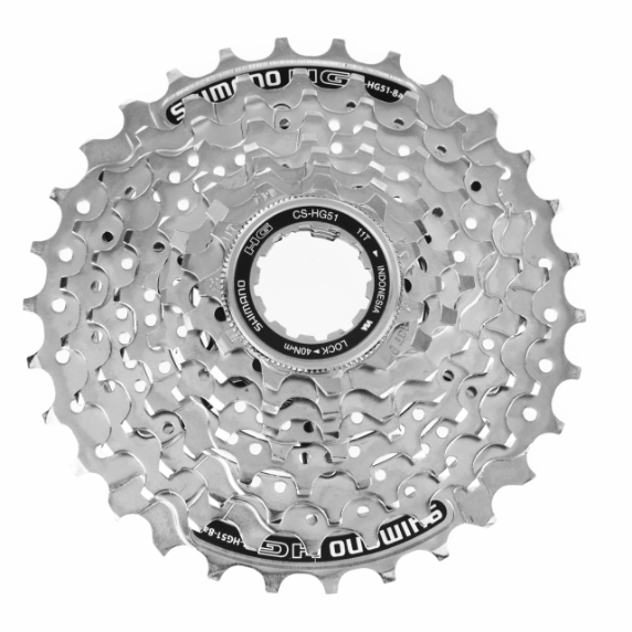 SHIMANO Cassette 8v 11-30 CS-HG51 11-13-15-17-20-23-26-30