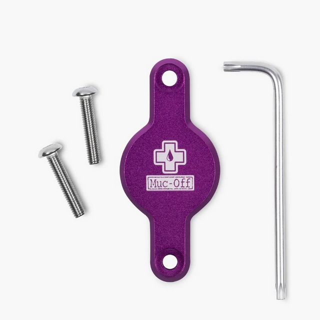 SOPORTE MUC-OFF SECURE TAG PARA LOCALIZADOR APPLE AIRTAG AL PORTABIDON MORADO