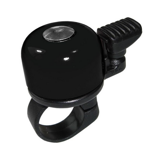 TIMBRE ASISTA MINI BILLY ALUMINIO TAPA GIRATORIA 22.2 mm NEGRO