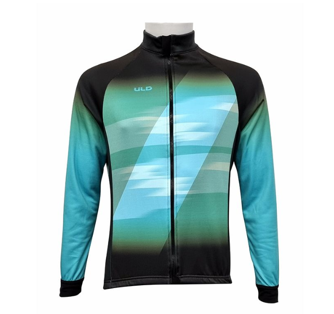 MAILLOT LARGO ULD UNISEX TERMICO TRANSPIRABLE TURQUESA/NEGRO