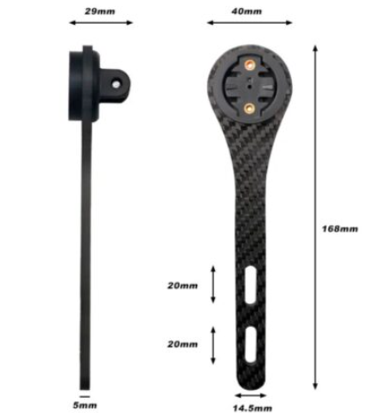 Soporte SP-100 para Garmin / Bryton / gps de Carbono