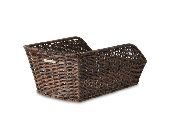CESTA TRASERA BASIL CENTO MIMBRE SINTÉTICO MARRON (47x34x22 cm, MAXIMO 5KG)