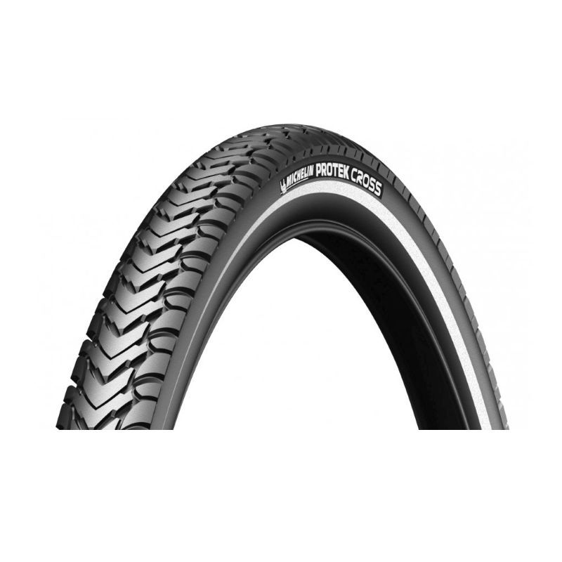 CUBIERTA MICHELIN PROTEK CROSS 26x1.60 ACCES LINE RIGIDA FLANCO REFLECTANTE 40-559
